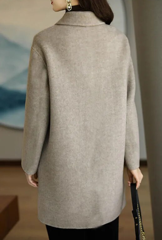 Evi - Dames winterjas van wol