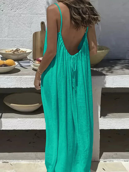 Backless Silhouette Cami Dress