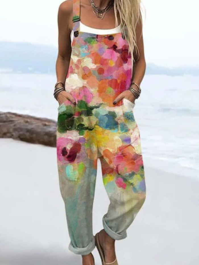 Beatrice - Lichtgewicht Vintage Jumpsuit
