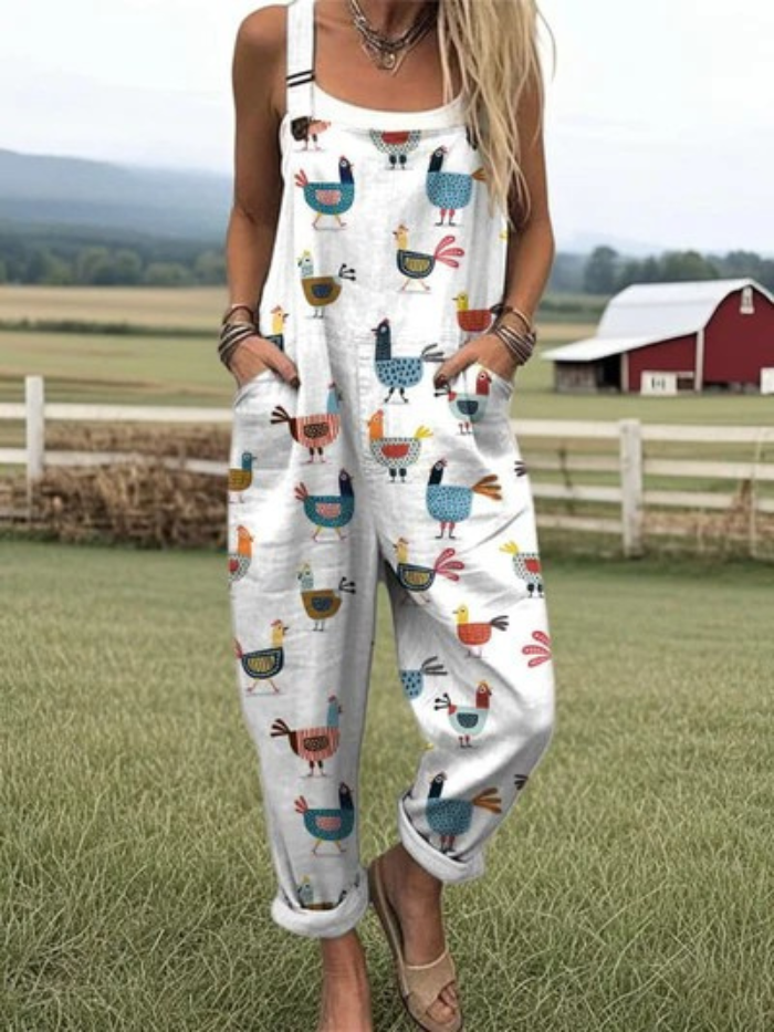 Anita Vintage Casual Jumpsuit
