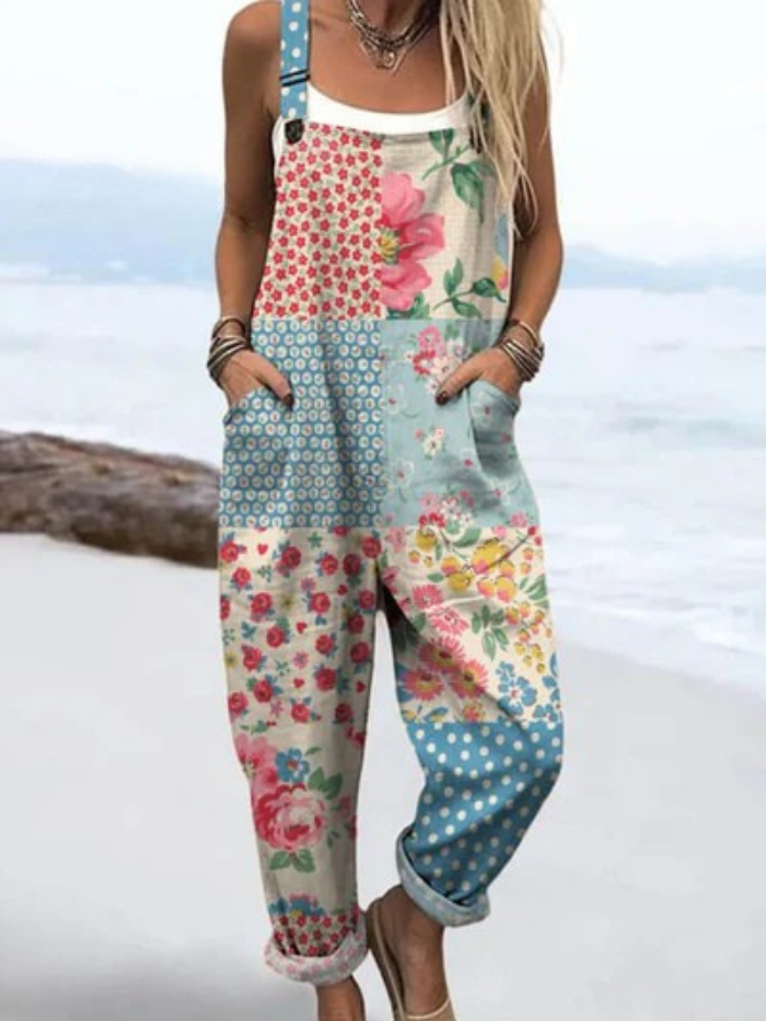 Jane - Lichtgewicht Vintage Jumpsuit