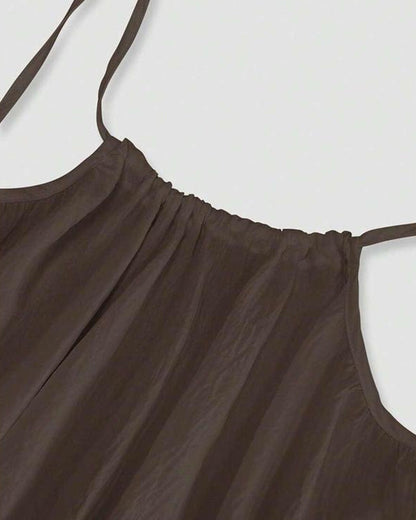 Backless Silhouette Cami Dress