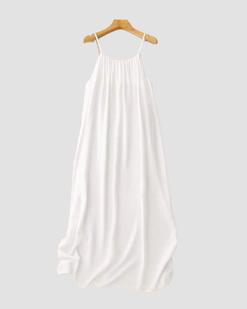 Backless Silhouette Cami Dress