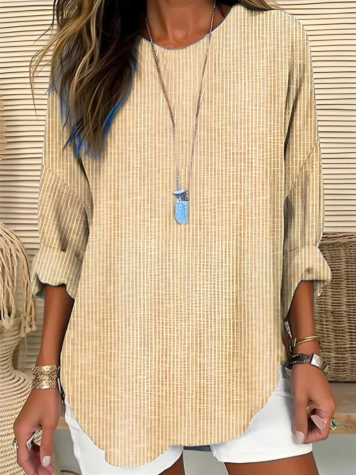 Rhea | Gestreepte blouse