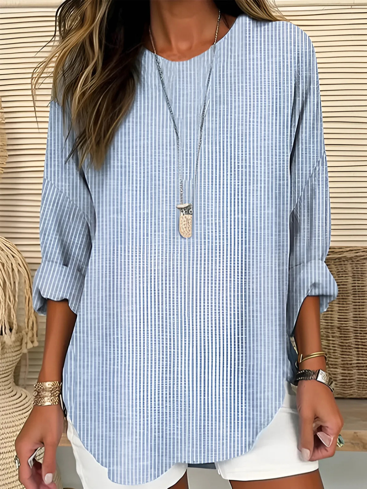 Rhea | Gestreepte blouse