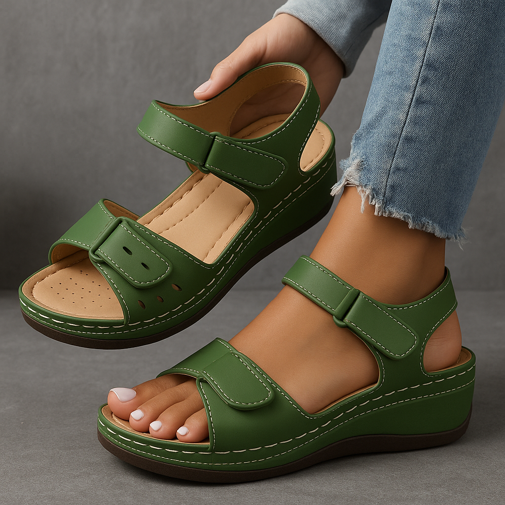 Veera™ orthopedische sandalen met sleehak
